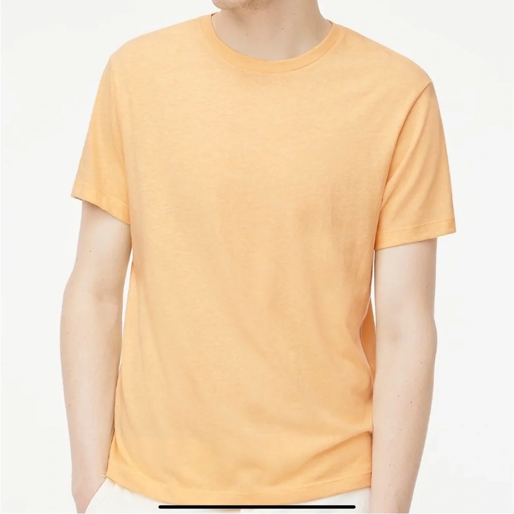 NWT J. Crew Men's Washed Jersey T-shirt Yellow Sz M - Stubborn Tape